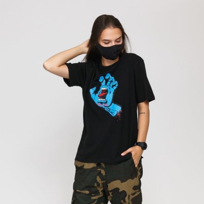 SANTA CRUZ Screaming Hand Tee black