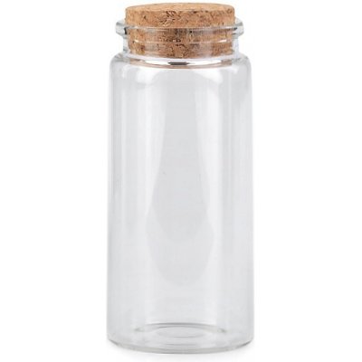 Prima-obchod Skleněná lahvička s korkem 47x100 mm, barva transparent – Hledejceny.cz