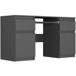 Framire Studentský stůl mládežnický Antracit Modern N6 135 x 50 cm – Zboží Mobilmania