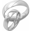 Prsteny Aumanti Snubní prsteny 128 Stříbro bílá