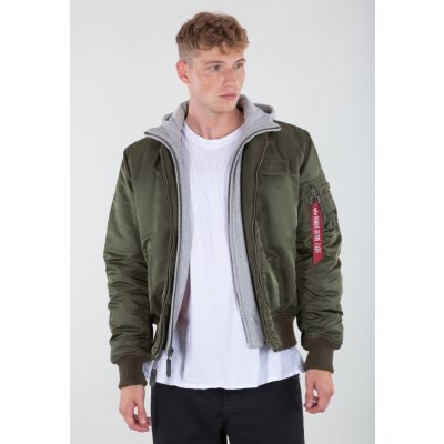 Alpha Industries bunda MA-1 D-TEC dark green – Zboží Mobilmania