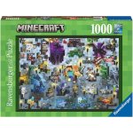 RAVENSBURGER Challenge: Minecraft 1000 dílků – Hledejceny.cz