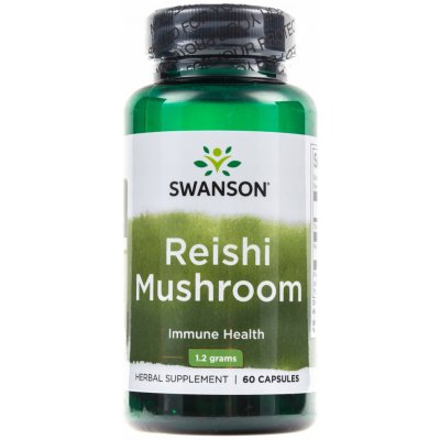 Swanson Reishi Mushroom 600 mg 60 kapslí – Hledejceny.cz