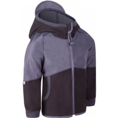 Unuo Fleece dětská softshellová bunda Street černá – Zboží Dáma