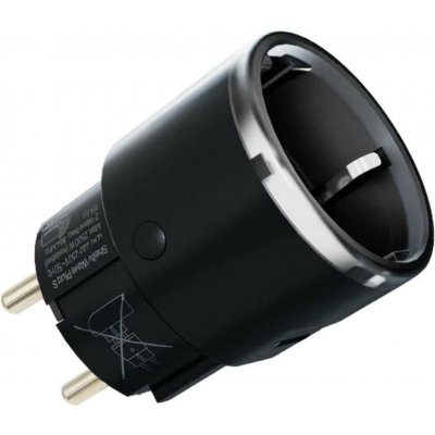 Shelly Wave Plug S LR Černá inteligentní zásuvka s měřením spotřeby (Z-Wave Long Range) SHELLY-WAVE-PLUG-S-LR-BLACK – Zboží Živě