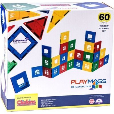 PLAYMAGS PLM169 Magnetická stavebnice sada 60 KS – Zboží Mobilmania