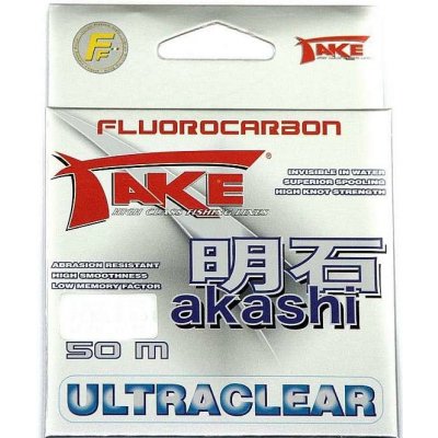 Lineaeffe Take Akashi Ultraclear fluorocarbon 50m 0,10mm 2kg – Zboží Mobilmania