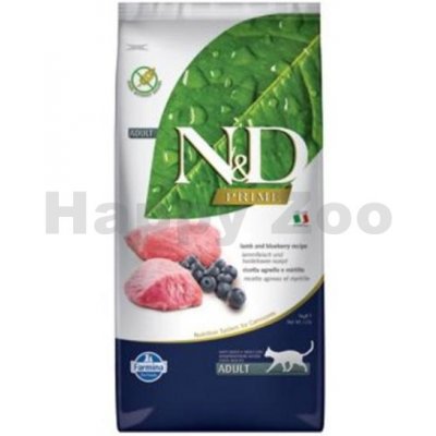 N&D Grain Free Prime Cat Adult Lamb & Blueberry 2 x 10 kg – Zboží Mobilmania