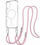 AlzaGuard Luxe Detach Lanyard Case Compatible with MagSafe for iPhone 16 růžový AGD PCLM411P – Hledejceny.cz