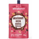 Allnature Arašídový krém s hořkou čokoládou 50 g – Zboží Dáma