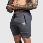 Iron Aesthetics Sportovní šortky Lightning tmavě šedé – Hledejceny.cz