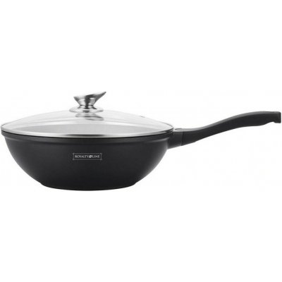 Royalty Line Wok mramorová pánev s poklicí RL-BW30ML o průměru 30cm – Zboží Mobilmania