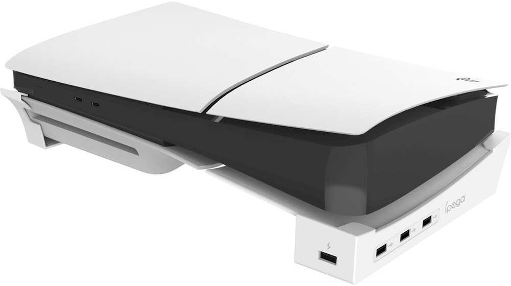 iPega P5S008 Horizontální Stojan s USB HUB PS5 Slim bílý