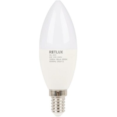 Retlux RLL 631 C37 E14 candle 8W DL D – Zboží Živě