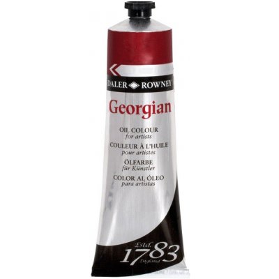 Olejová barva Daler-Rowney GEORGIAN 75 ml 515 Alizarin crimson – Hledejceny.cz