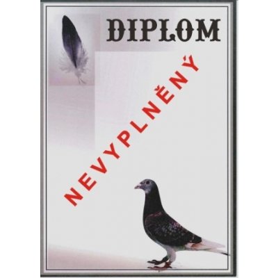 VIZINGR Holubáři diplom A4 č.1 Holub č.1 BEZ TEXTU – Zboží Mobilmania