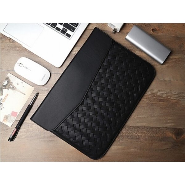 brašna či batoh pro notebook SES Luxusní obal z ekokůže pro Apple MacBook Air 13,6" 2022 M2 černý 11478