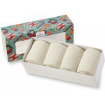 Wooline Dárkové balení 4 páry ponožek Merino Natural Wool 5 dámské krémové – Hledejceny.cz