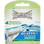 Wilkinson Sword Quattro Titanium Sensitive 8 ks – Hledejceny.cz