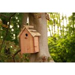 Esschert Design Budka "Best for Birds" antik Sýkora modřinka 27 cm přírodní dřevo – Hledejceny.cz