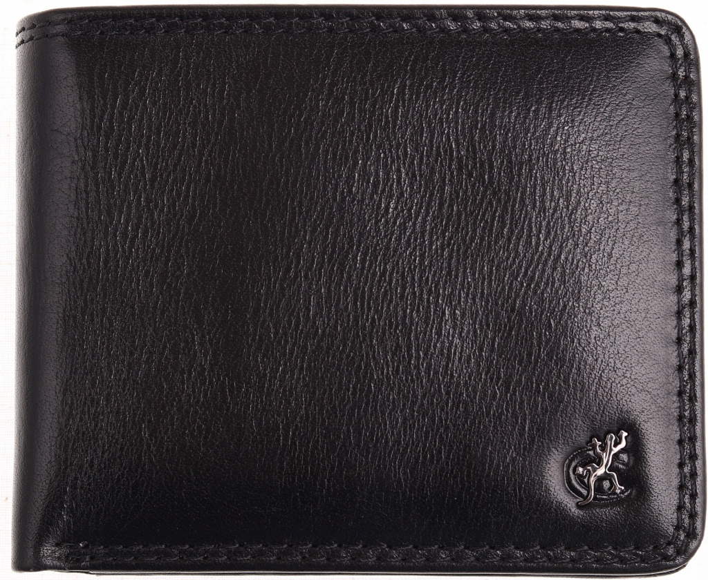 Cosset Malá pánská kožená peněženka 4405 Komodo černá