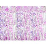 Párty záclona fóliové třásně duhová měňavá – Zboží Mobilmania