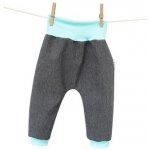Jarní letní dětské softshellové kalhoty šedý melír – Zboží Mobilmania
