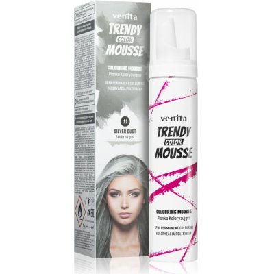 Venita Trendy Cream semi permanentní krémová barva na vlasy 11 Silver Dust 75 ml – Hledejceny.cz