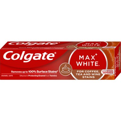 Colgate Max White For Coffee Tea & Wine stains 75 ml – Hledejceny.cz