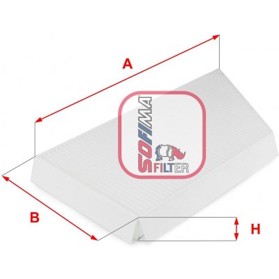 Filtr, vzduch v interiéru SOFIMA S 3044 C – Zboží Mobilmania