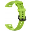 Řemínek k chytrému náramku BStrap Silicone Line pro Honor Band 4, green STRHU0297