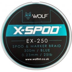 Wolf Šňůra Na Krmení Raketou X-Spod EX Spod And Marker Braid 300m 0,23mm