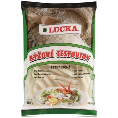 Lucka Rýžové těstoviny Penne 300 g – Sleviste.cz