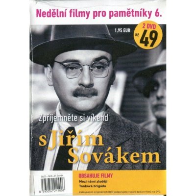 Nedělní filmy pro pamětníky 5. - Jiří Sovák - 2 DVD – Zbozi.Blesk.cz