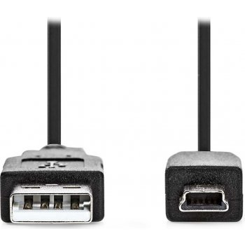 Nedis CCGL60300BK10 USB na mini USB, USB 2.0, zástrčka USB, zástrčka mini USB, 1m, černý