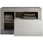 MC Akcent Lenor bílý/šedá beton 409030-41CE – Sleviste.cz