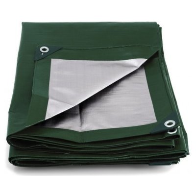 Kataro Zakrývací plachta zelená / šedá PE 250g/1m², PEZ2501507 1,5x7m – Zboží Dáma