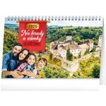 Stolní S dětmi na hrady a zámky 23,1 × 14,5 cm 2025 – Sleviste.cz