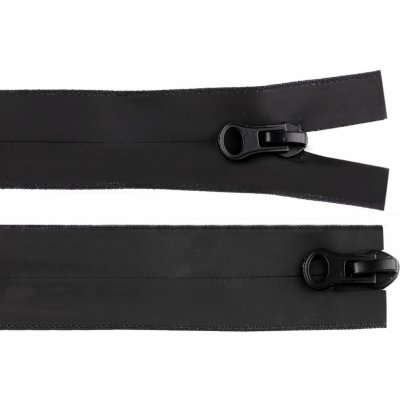 Prima-obchod Zip voděodolný No 5 délka 80 cm spirálový matný 2 jezdce / dvoucestný, barva černá – Hledejceny.cz