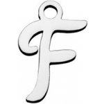 Šperky4U Drobný ocelový přívěšek - písmeno - iniciála - OK1307-F – Hledejceny.cz