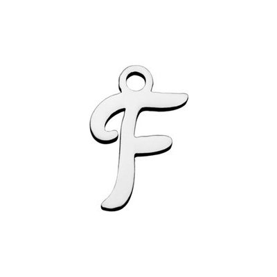 Šperky4U Drobný ocelový přívěšek - písmeno - iniciála - OK1307-F – Hledejceny.cz