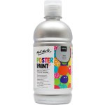 Mont Marte temperová barva 500 ml stříbrná – Sleviste.cz