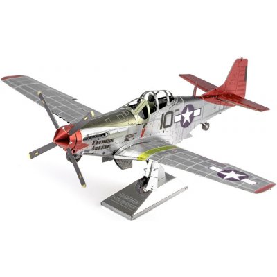 Metal Earth 3D puzzle Tuskegee Airmen P-51D Mustang (ICONX) 46 ks – Hledejceny.cz