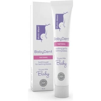 MULTI-MAM BABYDENT gel bioadhezívny na prořezávající se zoubky 15 ml