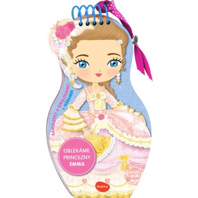 Oblékáme panenky PRINCEZNA EMMA – Omalovánky – Zboží Dáma