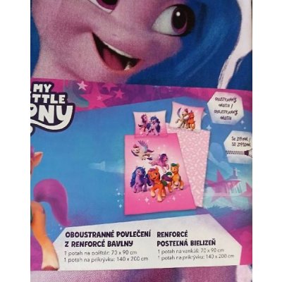 Hasbro povlečení Renforcé My little Pony 140x200 70x90 – Sleviste.cz