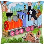 Moravská ústředna Polštář Krtek mašinka 25x25 – Zboží Mobilmania