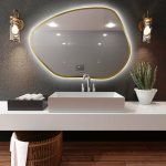 Baltica Design Bright Stain 100x72 cm zlatá 5904107919201 – Hledejceny.cz