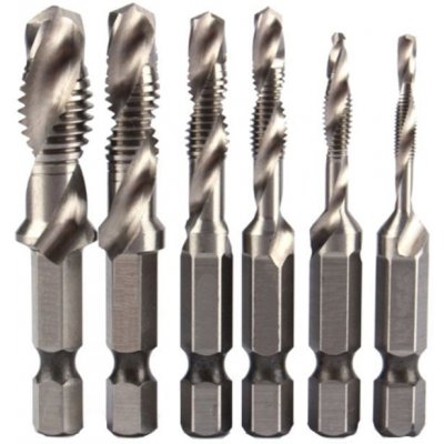 KRAFT&DELE Sada závitových vrtáků HSS M3 - M10 6 ks KD980 KRAFTDELE – Zboží Dáma