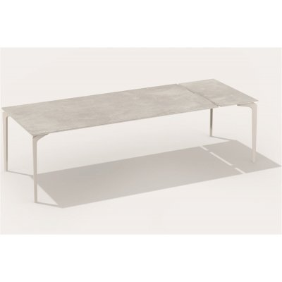 Fast Hliníkový rozkládací jídelní stůl Allsize, obdélníkový 160-210x100x76 cm, rám hliník deska keramika kat. R2 – Hledejceny.cz